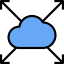 Cloud computing icon 64x64