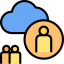 Cloud computing icon 64x64