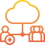 Cloud computing icon 64x64