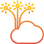 Cloud computing icon 64x64