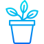 Potted plant icon 64x64