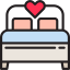 Double bed icon 64x64