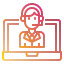 Customer service agent Ikona 64x64