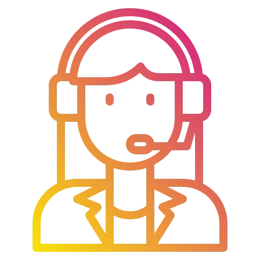 Customer service agent Symbol