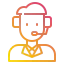 Customer service agent Ikona 64x64