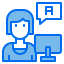 Customer service agent Ikona 64x64