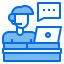 Customer service agent Ikona 64x64