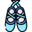 Ballet shoes icon 64x64
