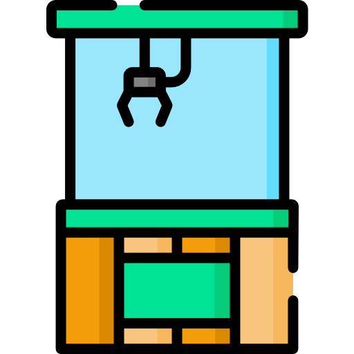 Crane machine icon