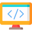 Monitor Symbol 64x64