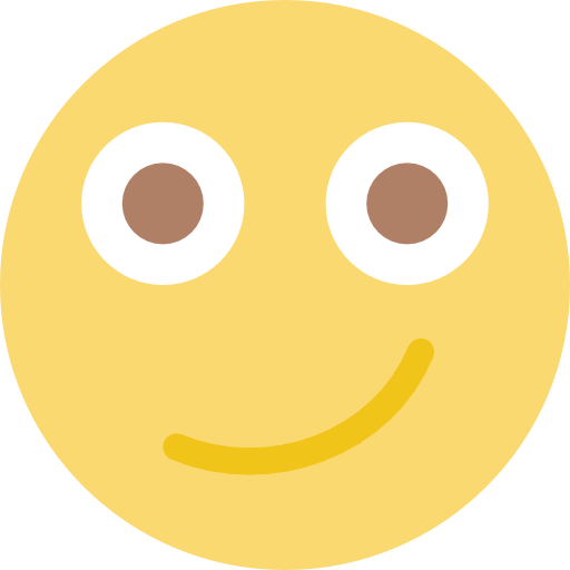 Smiling icon