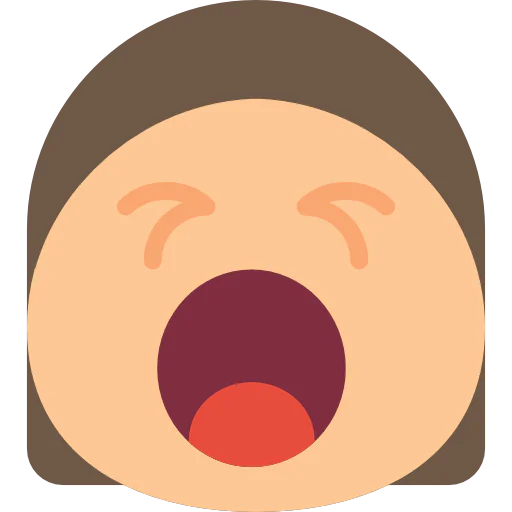 Yawning icon