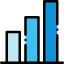 Bar chart icon 64x64
