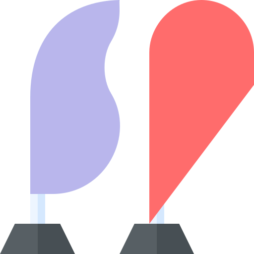 Bow flags icon
