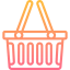 Shopping basket icon 64x64