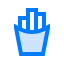 French fries icon 64x64