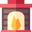 Fireplace icon 64x64