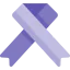 Purple ribbon icon 64x64
