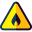 Flammable sign ícono 64x64