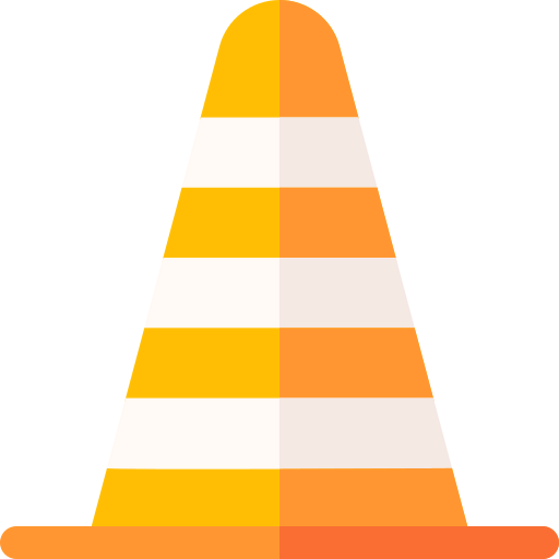 Traffic cone icon