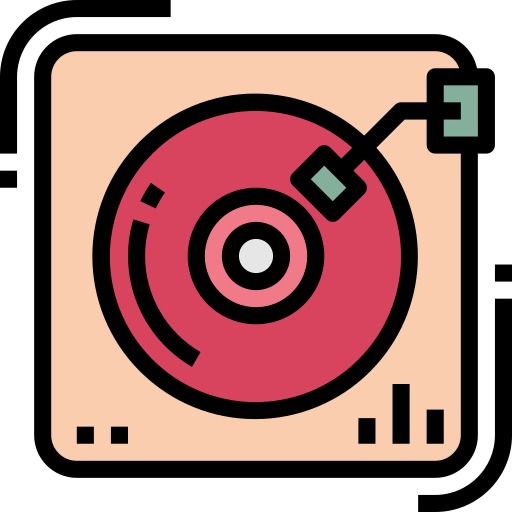 Record player biểu tượng