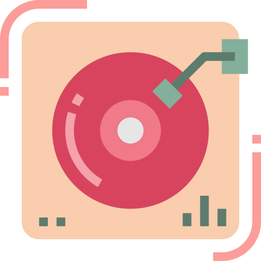 Record player biểu tượng