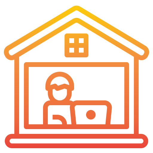 Work from home icon