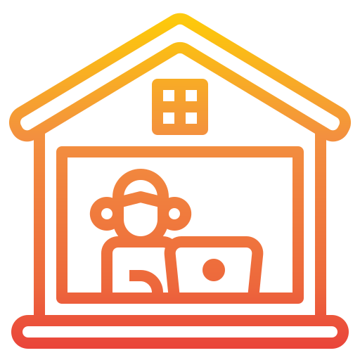 Work from home icon