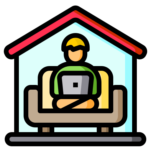 Work from home Symbol