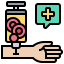 Blood test icon 64x64