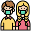 Medical mask icon 64x64