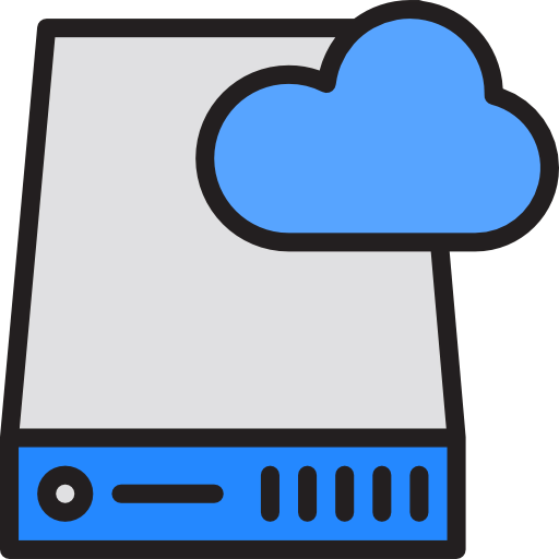 Cloud storage 图标
