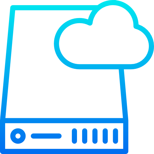 Cloud storage アイコン