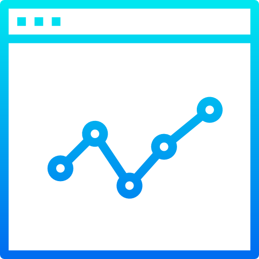 Line chart アイコン
