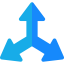 Three arrows icon 64x64