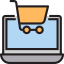 Online shopping icon 64x64