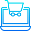 Online shopping icon 64x64