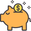 Piggy bank icon 64x64