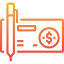 Cheque icon 64x64