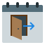 Clock out 图标 64x64