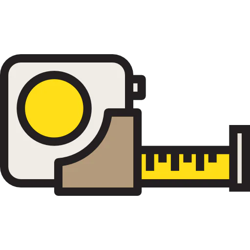 Measuring tape icon