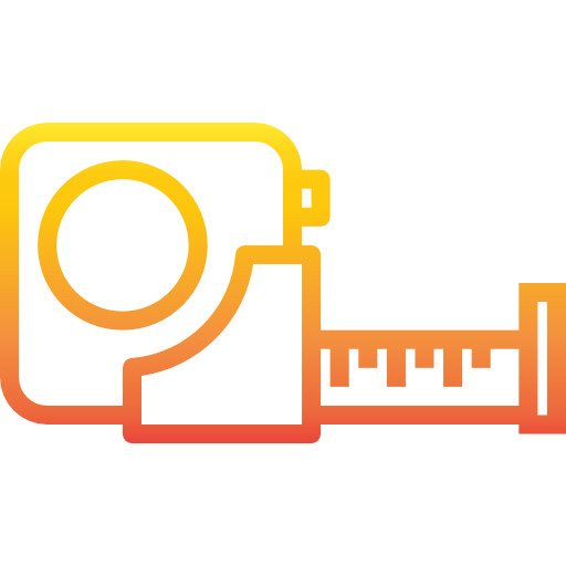 Measuring tape icon