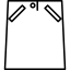 Skirt outline icon 64x64