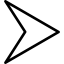 Right arrow outline アイコン 64x64