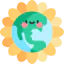 Green earth icon 64x64
