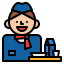 Air hostess icône 64x64
