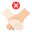 No handshake icône 64x64