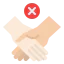 No handshake icon 64x64