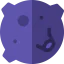 Moon craters icon 64x64
