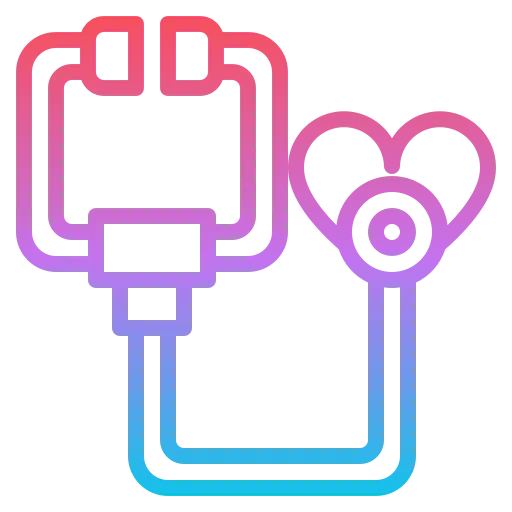 Heart check icon